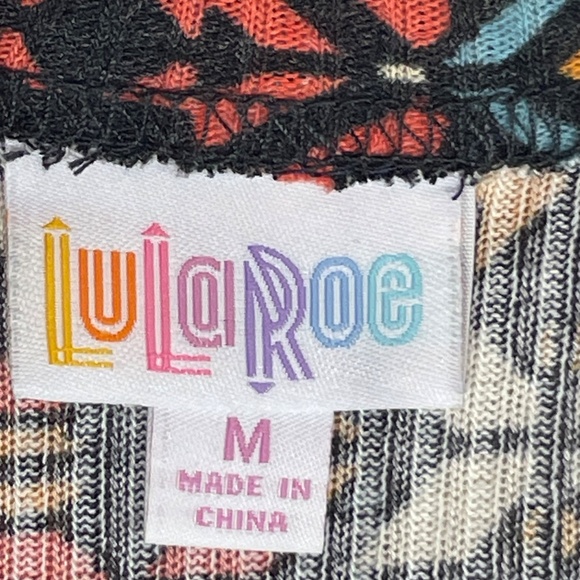 Women’s Medium LuLaRoe Multi Color Aztec Print Duster Cardigan - Picture 9 of 13